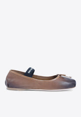 Gradient-Effect Ballet Flats
