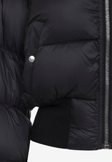Zip-Up Hooded Down Jacket