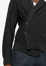 Lemaire Essential Twisted Cardigan Gray TO1082LK087_BK966