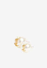 Asymmetric Cassandre Pearl Earrings