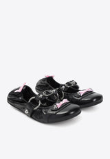 City Nappa Leather Ballet Flats