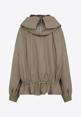 Villas Zip-Up Ruffled Jacket