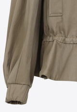 Villas Zip-Up Ruffled Jacket
