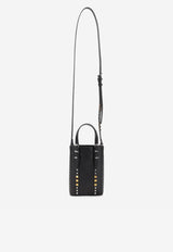 Mini Rockstud Leather Crossbody Bag