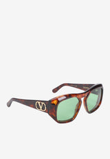 VLogo Rectangular Sunglasses