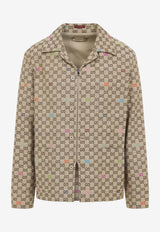 GG Logo Zip-Up Overshirt