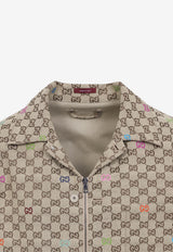 GG Logo Zip-Up Overshirt