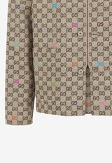 GG Logo Zip-Up Overshirt