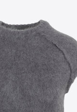 فستان طويل محبوك