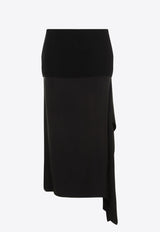 تنورة من الصوف بطول منتصف الساق