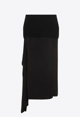 تنورة من الصوف بطول منتصف الساق