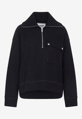 Half-Zip Pullover Sweatshirt