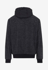 Bomber Jacket with Hooded Vest