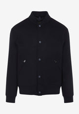 Wool Bomber Jacket with Vest