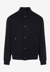 Wool Bomber Jacket with Vest