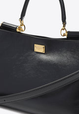 Vittoria Leather Top Handle Bag