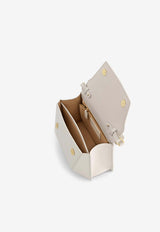 Mlouye Naomi Architectural Leather Shoulder Bag Dove 10-001-121_WHITE