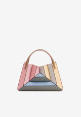 Mlouye Sera Geometric Leather Tote Bag Multicolor 10-016-070_MULTI COLO