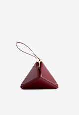 Mlouye Mini Flex Patent Leather Top Handle Bag Bordeaux 10-057-143_RED