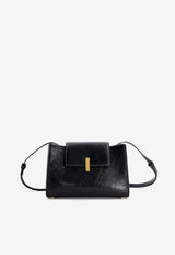 Mlouye Mini Isla Crinkled Crossbody Bag Black 10-086-185_BLACK