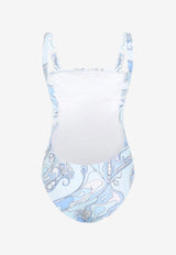 Orchidee Print One-Piece Swimsuit
