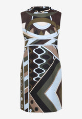 Vivara Print Silk Mini Dress