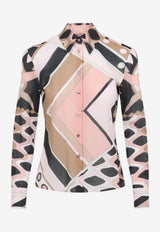 Signature Print Slim-Fit Shirt