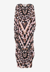 Silk Maxi Kaftan Dress