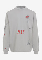 Tattoo Print Sweatshirt