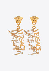 Versace Medusa Dream Logo Earrings Gold 1005542 1A00621 4J090