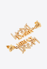 Versace Medusa Dream Logo Earrings Gold 1005542 1A00621 4J090