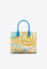 Versace Small La Medusa Underwater Barocco Tote Bag Multicolor 1005861 1A15308 5K75P