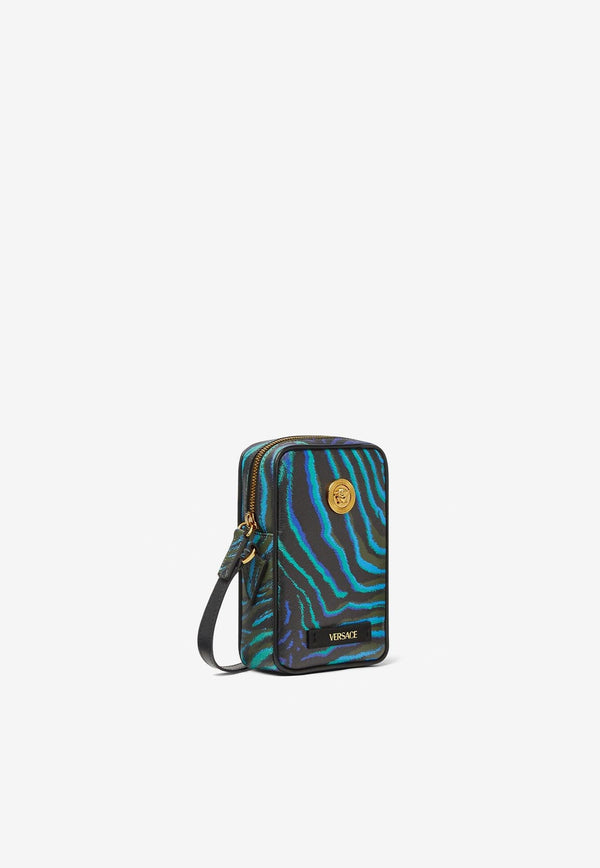 Versace Small Tiger Medusa Biggie Messenger Bag Multicolor 1006192 1A07629 5K14V