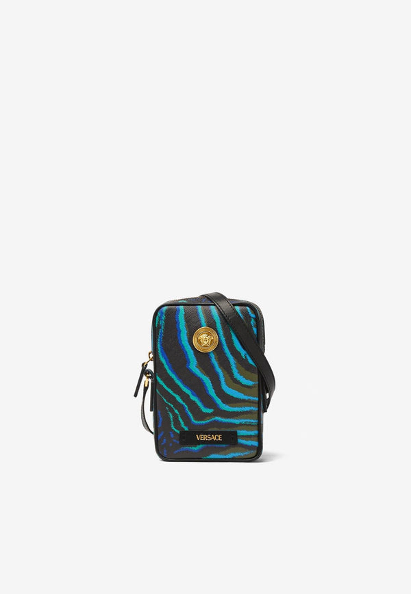 Versace Small Tiger Medusa Biggie Messenger Bag Multicolor 1006192 1A07629 5K14V
