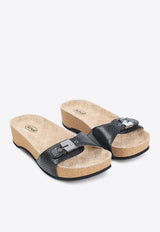 Scholl Leather Slides