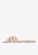 Tribute Patent Leather Flat Sandals