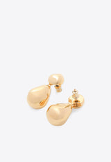 Double Ball Drop Earrings