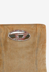 فستان دي-فيلدريس-اف اس اف بطول منتصف الساق بلا حمالات