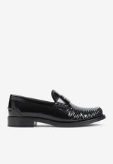 Brushed Leather Loafers