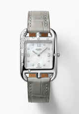 Small Cape Cod Watch 31mm in Gris Perle Matte Alligator Single Tour Strap