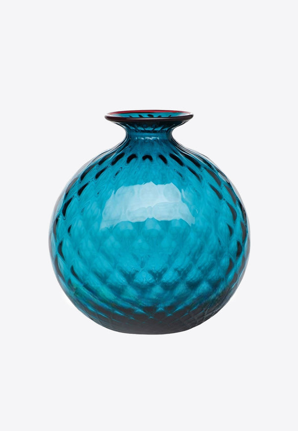 Venini Monofiore Balloton Vase Blue 100.18 OZ