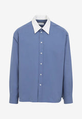 Long-Sleeved Loose Shirt