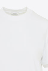 Metallic-Trimmed Crewneck T-shirt