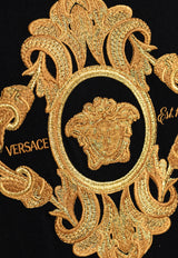 Versace Architectural Baroque Crest T-shirt Black 1013944 1A15070 1B000