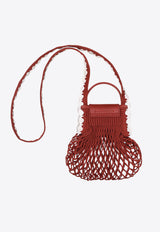 Longchamp Mini La Pliage Mesh Shoulder Bag 10139HGW/R_LONG-213