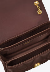 Versace Kleio Quilted Leather Crossbody Bag Brown 1015964 1A12973 1ND3V