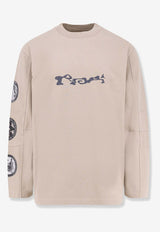 ROA Division Organic Long-Sleeved T-shirt Cream RBMW0434JY39_GRY0004_OneColor_31183781