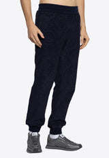 Versace Barocco Jacquard Track Pants Blue 1016330 1A11044 1UI20