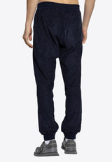 Versace Barocco Jacquard Track Pants Blue 1016330 1A11044 1UI20