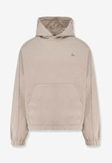 ROA Logo Embroidered Hooded Sweatshirt Beige RBMW0397FA280_BEG0002_OneColor_31183788